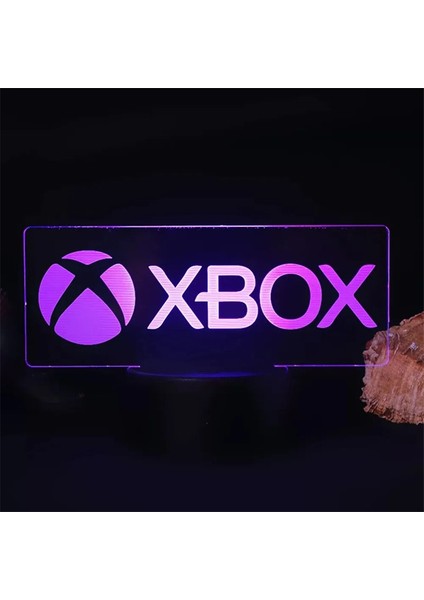 3D LED Oyun Kurulumu Rgb Lamba USB ile Çalışan Oyun Odası Çocuk Lambası Yatak Odası Gece Lambaları LED Masa Lambası Iç Aydınlatma Hediyeler (Yurt Dışından)