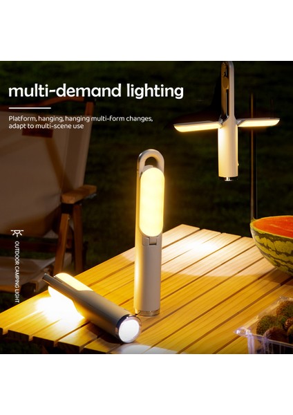 LED Hareket Sensörlü Gece Lambası 2'si 1 Arada Taşınabilir LED El Feneri Kamp Lambası Yatak Odası Banyo Okuma Kamp (Yurt Dışından)