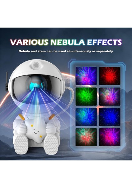 Astronot Yıldız Prctor Galaksi Gece Lambası Uzay Prctor Yıldızlı Bulutsu Tavan LED Lambası Yatak Odası Ev Dekoratif Çocuklar Hediye (Yurt Dışından) fiyatları