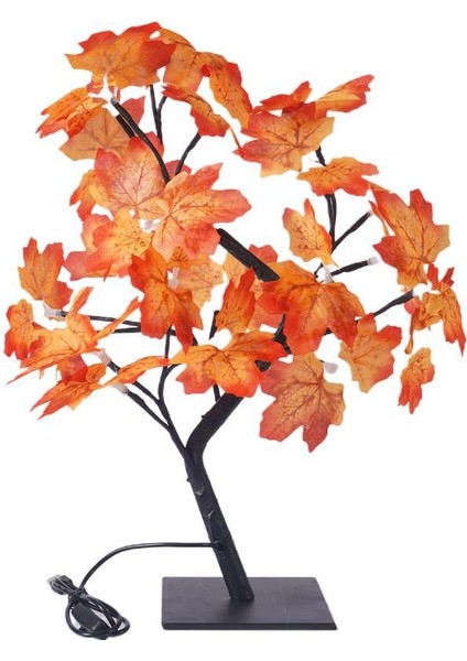 Masa Ağacı Gece Lambası Usb/ Güçlendirilmiş Dokunmatik Anahtar Yapay Bonsai Kiraz Çiçeği Masaüstü Ağacı LED Lamba Işık Dekorasyonu (Yurt Dışından)