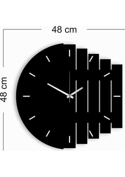 Dekoratif Modern Ahşap Duvar Saati Ritim indirimleri