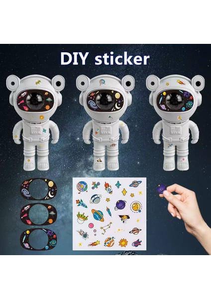 Yıldız Prctor Galaksi Gece Lambası Astronot Uzay Prctor Yıldızlı Bulutsu Tavan LED Gece Lambası Ev Dekoratif Çocuklar Için Hediye (Yurt Dışından) fırsatları