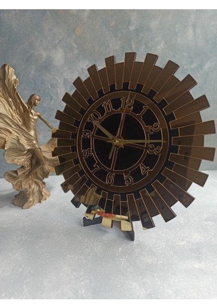 Dekoratif Minimalist Duvar ve Masa Saati (Küçük Boy 30 Cm) fırsatları