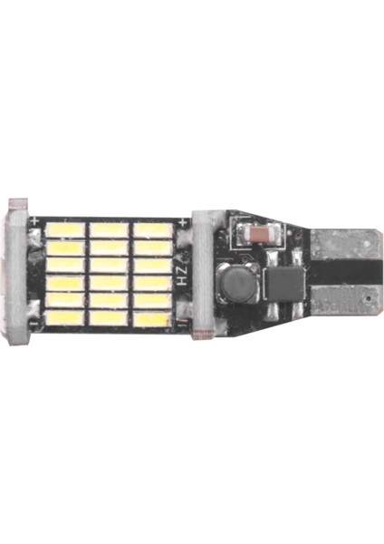 2x T15 W16W 45 Smd 4014 LED Araç Geri Vites Ampulleri 6000K Beyaz (Yurt Dışından) fırsatları