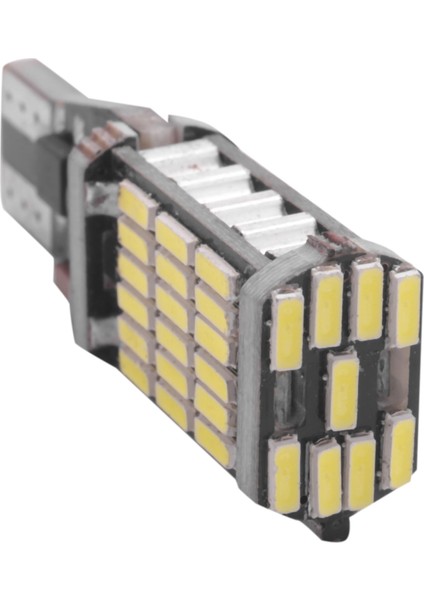 2x T15 W16W 45 Smd 4014 LED Araç Geri Vites Ampulleri 6000K Beyaz (Yurt Dışından) indirimleri