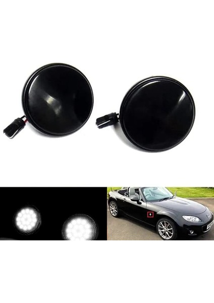 NH5251120C Araç Dönüş Gösterge Işığı Beyaz Işık Yan Dönüş Sinyali Meclisi Mazda Mx5 Na Nb Nc Mk1 Mk2 Mk3 90-15 (Yurt Dışından)