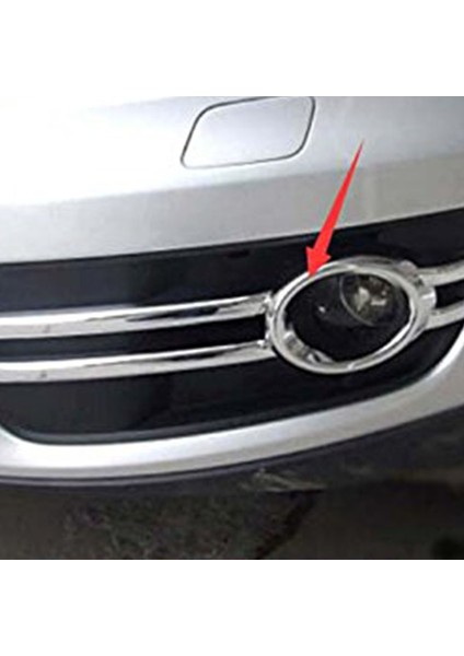 Audi Q5 2009-2012 Abs Krom Ön Sis Lambası Lambası Izgara Çerçeve Paneli Kapak Çerçeve Trim Oto Styling Garnitür Etiket (Yurt Dışından)