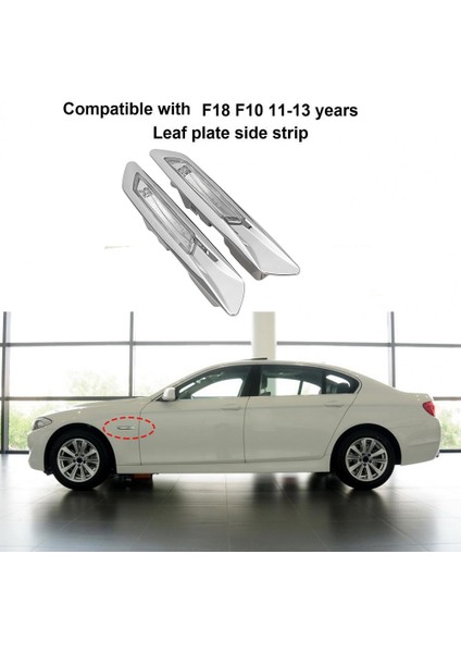 1 Çift Araba Ön Tarafı Işaret Lambası Çamurluk Lambası 63137154168 63137154170 Bmw 5 Serisi F10 F11 F18 2011-2013 (Yurt Dışından)