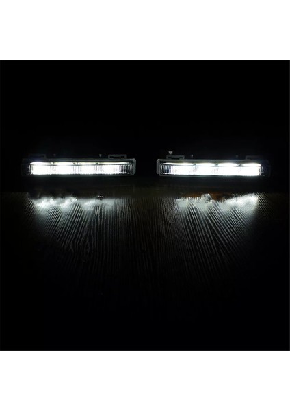 1 Çift Ön LED Gündüz Farı Drl Sis Lambası Mercedes W166 ML350 ML550 X204 GLK350 A2049065401 A2049065501 (Yurt Dışından)