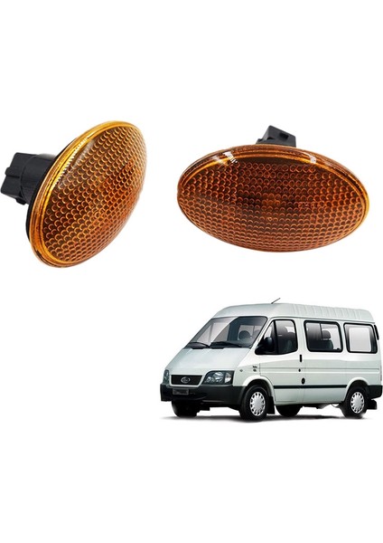 Araba Yaprak Panosu Lambası Yan Işaret Lambası Yan Lamba Dönüş Sinyal Lambası Ford Transit Mk5 Mk6 1996-2006 1058079 (Yurt Dışından)