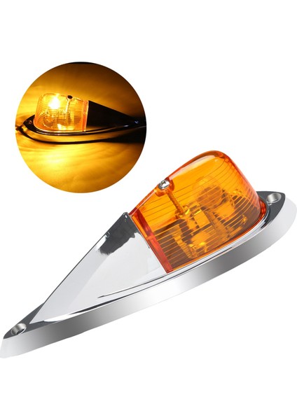 Dc 12V Amber Damla Kabin Lambası Kabin Işaret Lambası Ön Arka Üst Boşluk Tavan Koşu Lambası Kablo Paketi Kamyonet Van Için (Yurt Dışından)