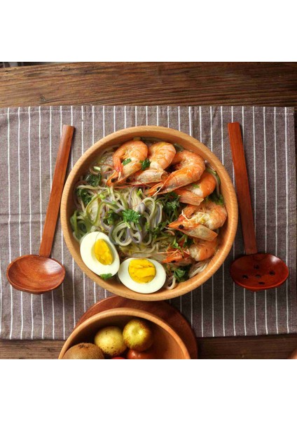 3 Adet El Yapımı Tahta Kaşık Ramen Kevgir Lapa, Çorba, Ramen, Güveç, Restoran, Ev Vb Için Uygun (Yurt Dışından) modelleri