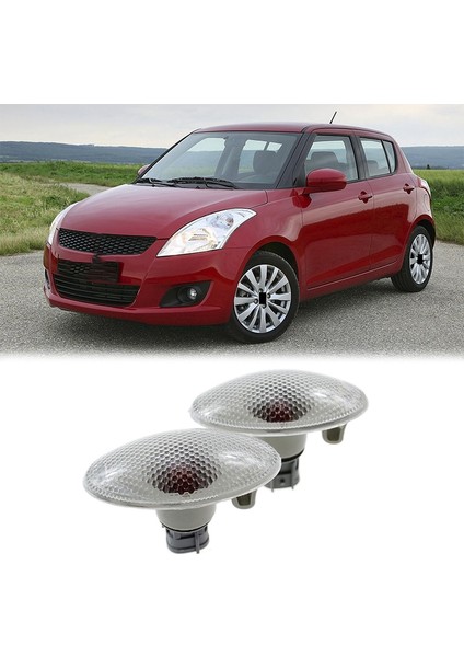 2 Adet Dönüş Sinyali Yan Işaretleyici Lamba Işığı Suzuki Swift Grand Vitara Splash Sx4 Agila 36410-63J00 36410-51K00 (Yurt Dışından)