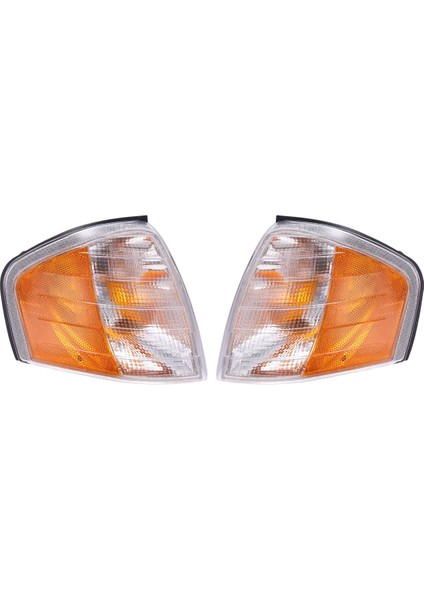 1 Çift Araba Ön Köşe Işık Dönüş Sinyali Lambası Mercedes Benz C Sınıfı Için W202 C230 C280 1994-2000 2028261143 2028261243 (Yurt Dışından)