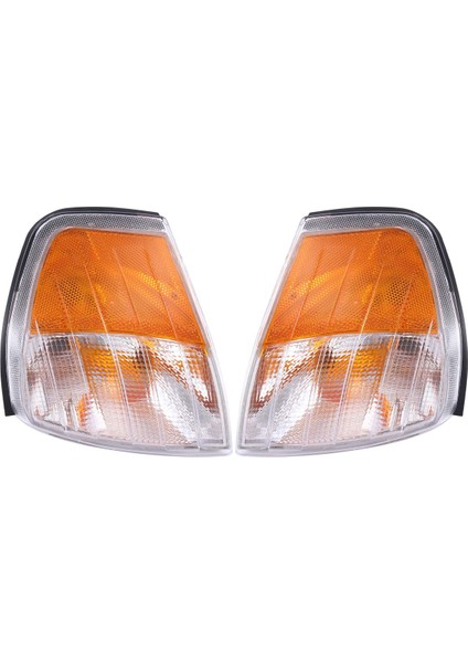 1 Çift Araba Ön Köşe Işık Dönüş Sinyali Lambası Mercedes Benz C Sınıfı Için W202 C230 C280 1994-2000 2028261143 2028261243 (Yurt Dışından)
