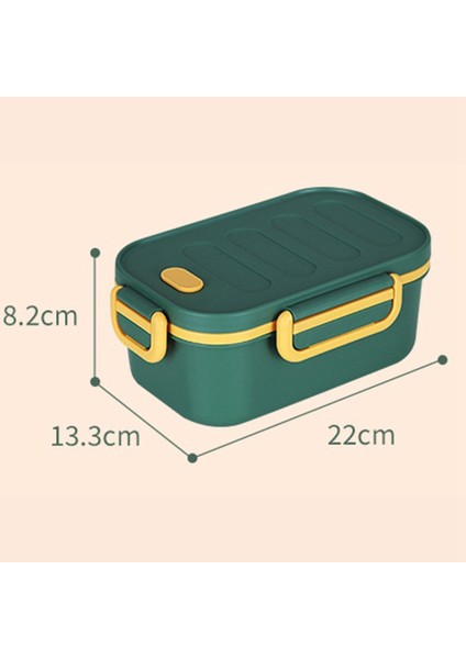 Çift Katmanlı Öğle Yemeği Kutusu Pp Plastik Tokalı Sebzelik Öğrenci Öğle Yemeği Kutusu Mikrodalga Saklama Kabı (Beyaz) (Yurt Dışından) fırsatları