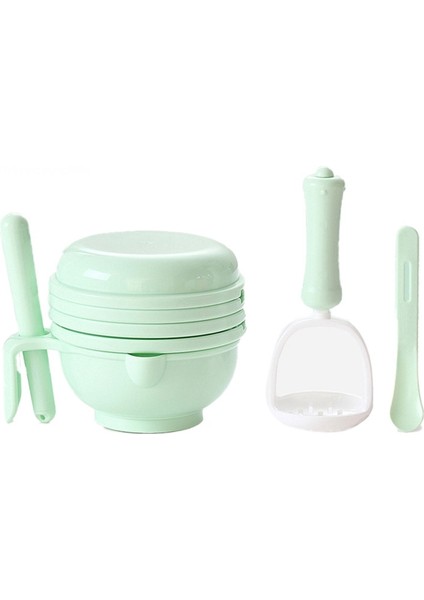 Bebek Maması Öğütme Kabı Bebek El Maması Pompası Öğütücü Yardımcı Gıda Makinesi Sofra Takımı A (Yurt Dışından)