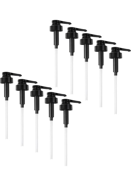 10 Adet Şurup Şişesi Memesi Basınçlı Yağ Püskürtücü Ev Istiridye Sosu Plastik Pompa Itme Tipi Araçları Mutfak Aksesuarları (Yurt Dışından)