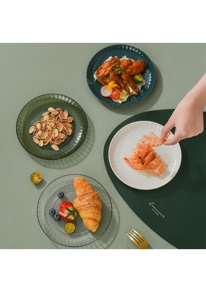 Yaratıcı Ev Kemik Tabak Seti, Yuvarlak Atıştırmalık Tabak, Plastik Meyve Kemik Tabak, Pasta Tabak, Masa Tabak (Şeffaf Beyaz) (Yurt Dışından) fiyatları