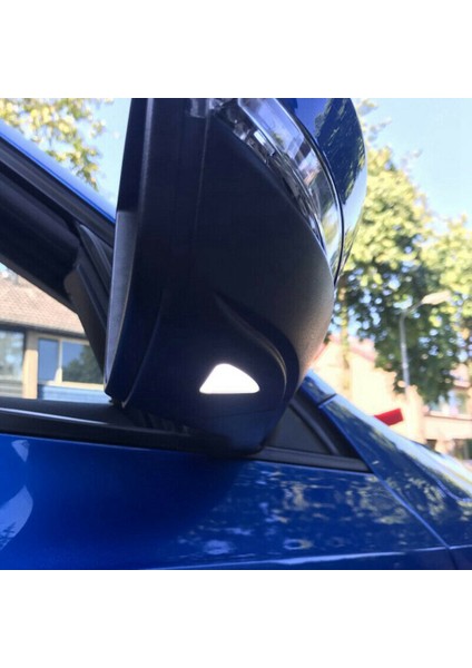 Skoda Octavia Mk3 5e 2012-2017 Için 13.5V LED Alt Ayna Işık Sinyal Lambası Beyaz Işık ile Çift (Yurt Dışından)