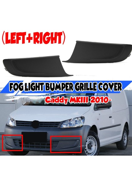 Araba Ön Tampon Sis Lambası Izgarası Izgara Kapağı Trim Kapağı Caddy Mk Iıı Touran 2010-UP Sis Lambası Izgarası Izgarası (Yurt Dışından) fırsatları
