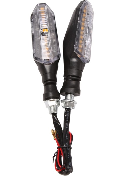 2 Adet Motosiklet LED Dinamik Dönüş Sinyali Gösterge Işığı Dönüş Sinyal Işığı Honda CB250 Kawasaki Yamaha Suzuki (Yurt Dışından)