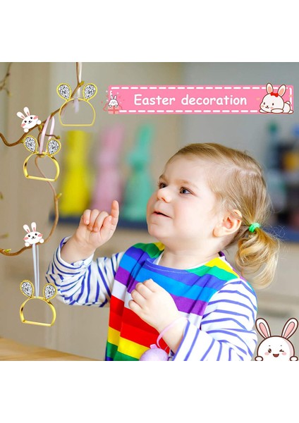 8 Parça Tavşan Peçete Halkası Paskalya Peçete Halkaları Toka Bunny Kulak Peçete Halkaları Kristal Peçete Halkası Masa Süsü, Altın (Yurt Dışından) modelleri