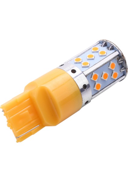 T20 7440 W21W LED Ampul 3030 35SMD Canbus LED Lamba Araba Dönüş Sinyali Işıkları Amber Aydınlatma 12 V 24 V (Yurt Dışından)