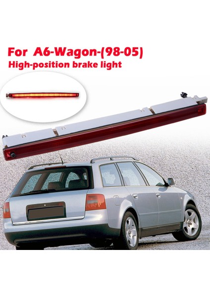 Araba Yüksek Monteli Stop Lambası Sinyal Lambası Grubu Üçüncü Fren Lambası 4B9945097A Audi A6 Avant 1998-2005 (Yurt Dışından)