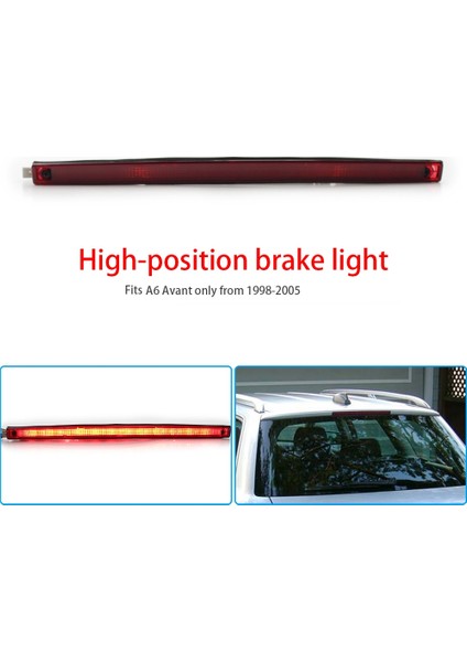 Araba Yüksek Monteli Stop Lambası Sinyal Lambası Grubu Üçüncü Fren Lambası 4B9945097A Audi A6 Avant 1998-2005 (Yurt Dışından)