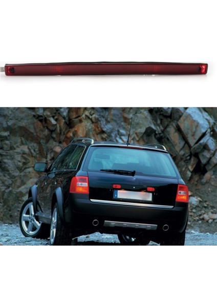 Araba Yüksek Monteli Stop Lambası Sinyal Lambası Grubu Üçüncü Fren Lambası 4B9945097A Audi A6 Avant 1998-2005 (Yurt Dışından)