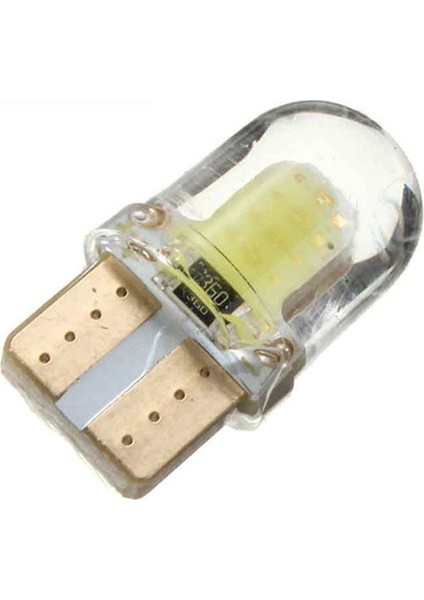 10 Adet LED T10 W5W Cob Smd Canbus Silika Parlak Beyaz Lisans Ampul (Yurt Dışından)