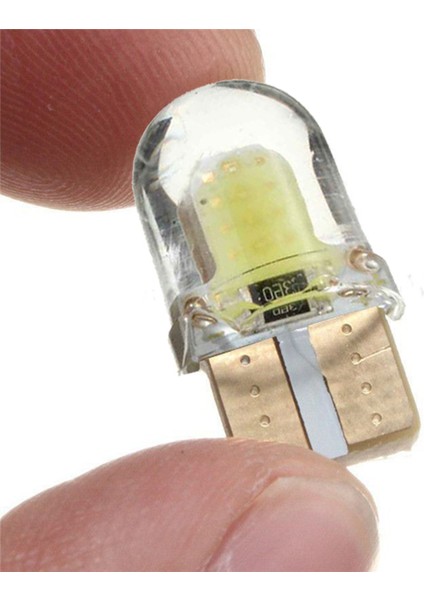 10 Adet LED T10 W5W Cob Smd Canbus Silika Parlak Beyaz Lisans Ampul (Yurt Dışından) indirimleri