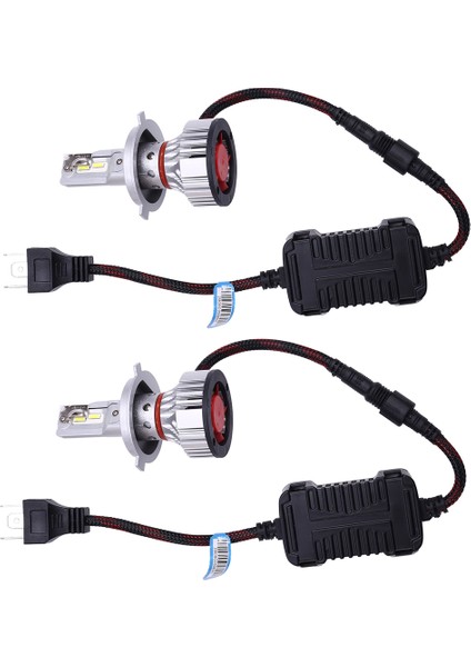 F2 H4 LED Araba Farı LED Canbus 72W 12000LM 6500K Otomatik Far Sis Lambası Ampulleri (Yurt Dışından) fiyatları