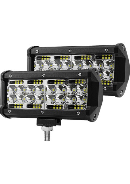 7 Inç 42W LED Çubuk Offroad 9-30V LED Işık Çubuğu Araba Çalışma Lambası Kamyonlar Için Traktör Suv Atv Niva 4x4 Oto Aksesuarları (Yurt Dışından)