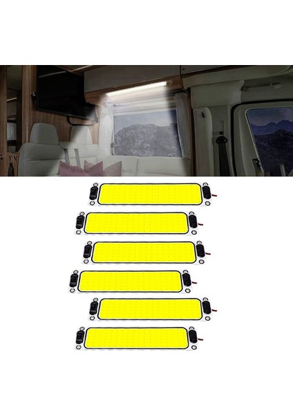 4 Adet 12V-24V 108LED Cob LED Iç Aydınlatma Cob Kabin Aydınlatmaları Rv Tavan Aydınlatmaları Arabalar Karavanlar Rv Için Okuma Aydınlatmaları (Yurt Dışından)