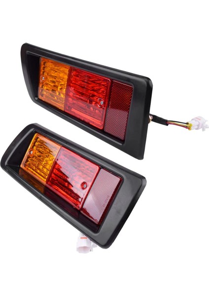 1 Çift Arka Tampon Arka Sis Farı Lambası 81550-60440 81550-60520 Toyota Land Cruiser Prado FJ90/95 1996-2002 Için Uygundur (Yurt Dışından)