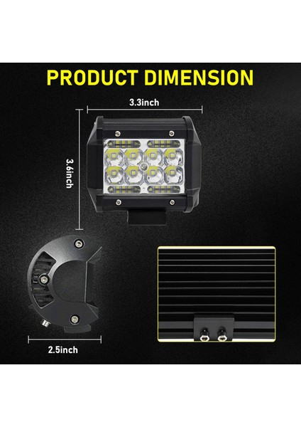 4 Inç 20W LED Çubuk Offroad 9-30V LED Işık Çubuğu Araba Çalışma Lambası Kamyonlar Için Traktör Suv Atv Niva 4x4 Oto Aksesuarları (Yurt Dışından) indirimleri