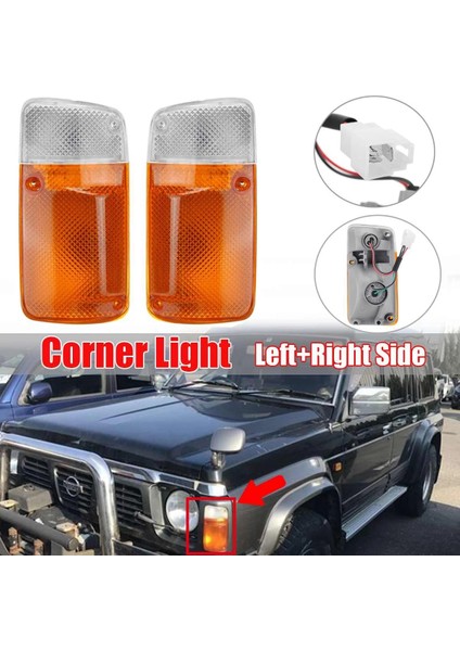 Sol Köşe Işık Göstergesi Sinyal Lambası Nissan Patrol Gq Y60 1987-1994 B6125-01J00 Için Değiştirin (Yurt Dışından) fiyatları