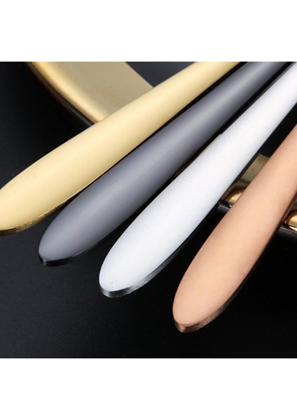 Paslanmaz Çelik Yemek Takımı Seti Kaşık Kuğu Tabanı Kahve, Çay Kaşığı, Tatlı, Karıştırma, Karıştırma, Dondurma, Kek -B (Yurt Dışından) modelleri