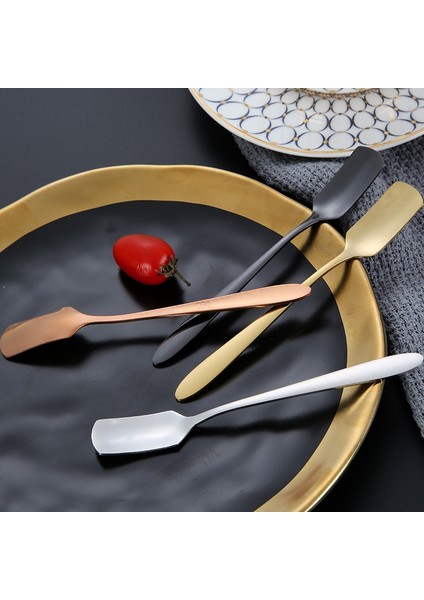 Paslanmaz Çelik Yemek Takımı Seti Kaşık Kuğu Tabanı Kahve, Çay Kaşığı, Tatlı, Karıştırma, Karıştırma, Dondurma, Kek -B (Yurt Dışından) fırsatları