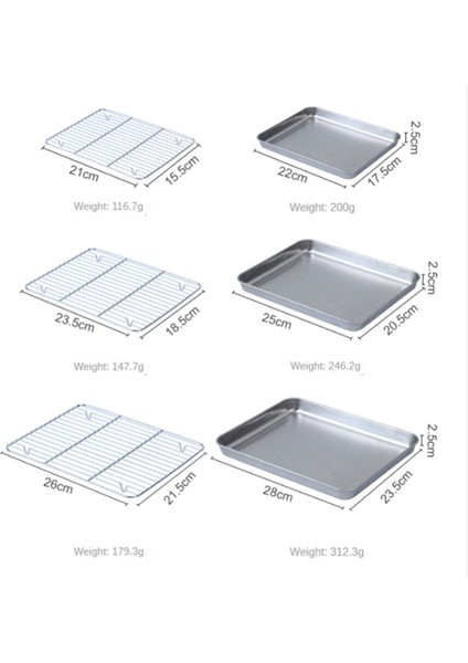 Düz Tabanlı Drenaj Tepsisi, Bekü Tepsisi, Izgara Rafı, Boşaltma ve Hazırlama Tepsisi, Soğutma Raf Setli Fırın Tepsisi (Yurt Dışından) fiyatları