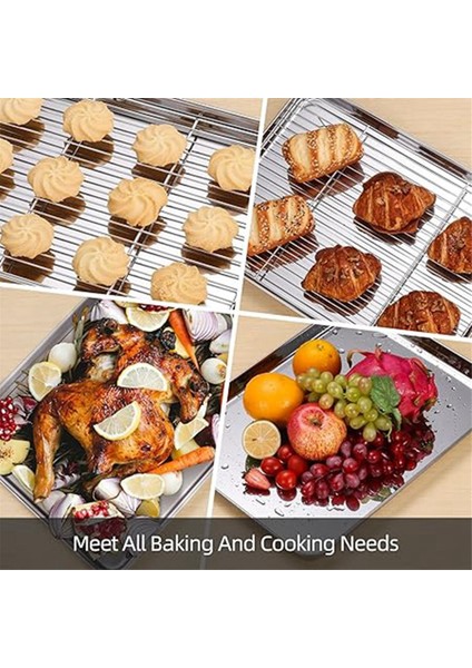 Düz Tabanlı Drenaj Tepsisi, Bekü Tepsisi, Izgara Rafı, Boşaltma ve Hazırlama Tepsisi, Soğutma Raf Setli Fırın Tepsisi (Yurt Dışından) indirimleri