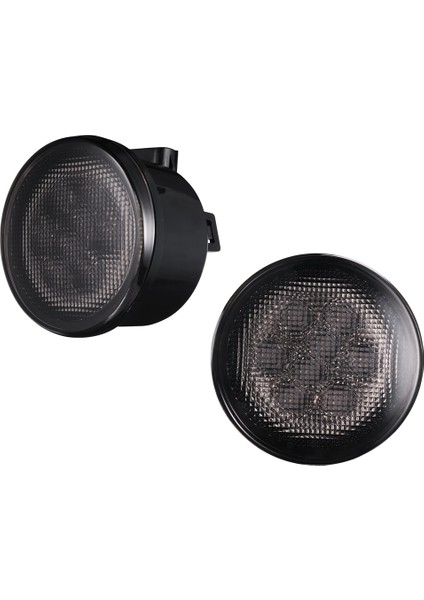 Amber LED Ön Izgara Dönüş Sinyal Lambası Gösterge Sinyal Lambası Jeep Wrangler Jk Jku 2007-2018, Duman Merceği (Yurt Dışından)