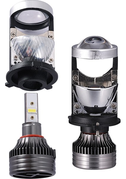 SH-H4--90W LED Çift Işık Merceği Araba Ampulü Yedek Parçaları (Yurt Dışından)