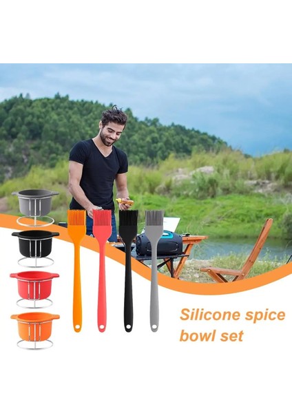 Pişirme Hazırlığı Için Sıkıştırma Kaseleri Silikon Hazırlık ve Fırça ve Raflı Kase Bekü Aksesuarları Yeniden Kullanılabilir Mutfak Sosu (Yurt Dışından) fiyatları