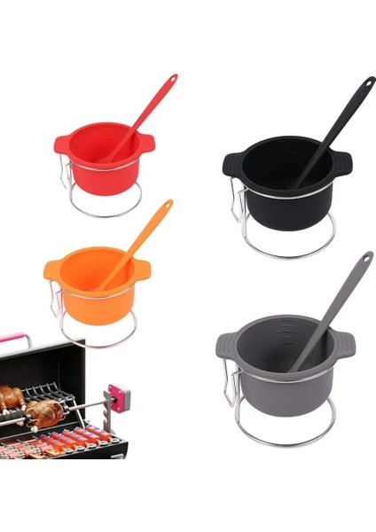 Pişirme Hazırlığı Için Sıkıştırma Kaseleri Silikon Hazırlık ve Fırça ve Raflı Kase Bekü Aksesuarları Yeniden Kullanılabilir Mutfak Sosu (Yurt Dışından) modelleri