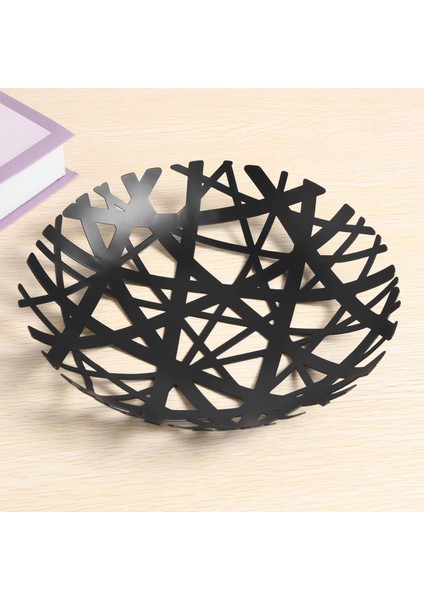 2498 Tower Meyvelik - Modern Mutfak Tezgah Sepeti Tutucu, Siyah (Yurt Dışından) indirimleri