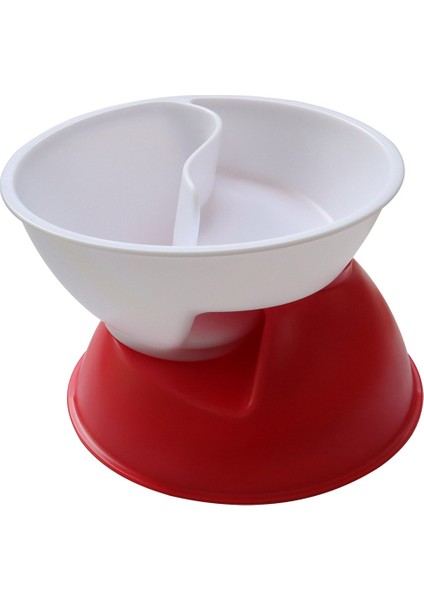 Tahıl Kasesi Süt Kasesi Kuru ve Islak Ayırma Tahıl Kasesi Tek Kişilik Kahvaltı Sofra Takımı Ev Yemekleri, Beyaz (Yurt Dışından) fiyatları