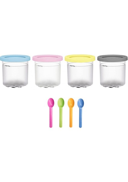 Ninja XSKPLID2CD Için 4 Paket, NC299AMZ ve NC300S Serisi Kremalı Dondurma Makineleri Için Uyumlu1 Pint (Yurt Dışından)